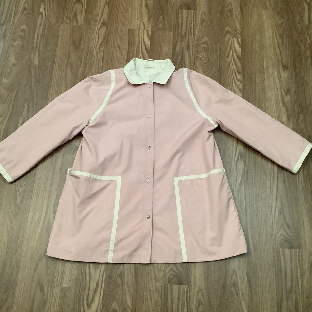 Vintage Sears The Fashion Place Jacket Womens 16 1/2  Snap Front Pockets -Read